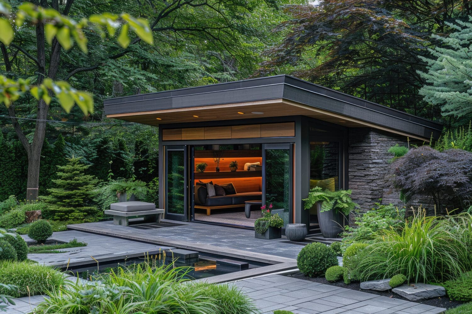 Custom Pool Houses in Westport, CT | One and Only Tiny Homes